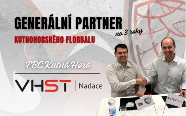 VHST Nadace - generální partner florbalového oddílu FBC Kutná Hora