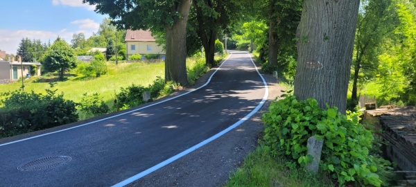 Kanalizace a ČOV obec Pohled - nový povrch kr. komunikace